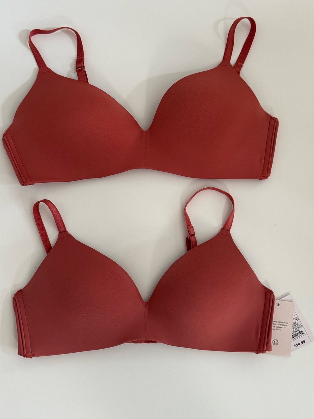 auden- Target Smooth T-Shirt Bra - Rust Red